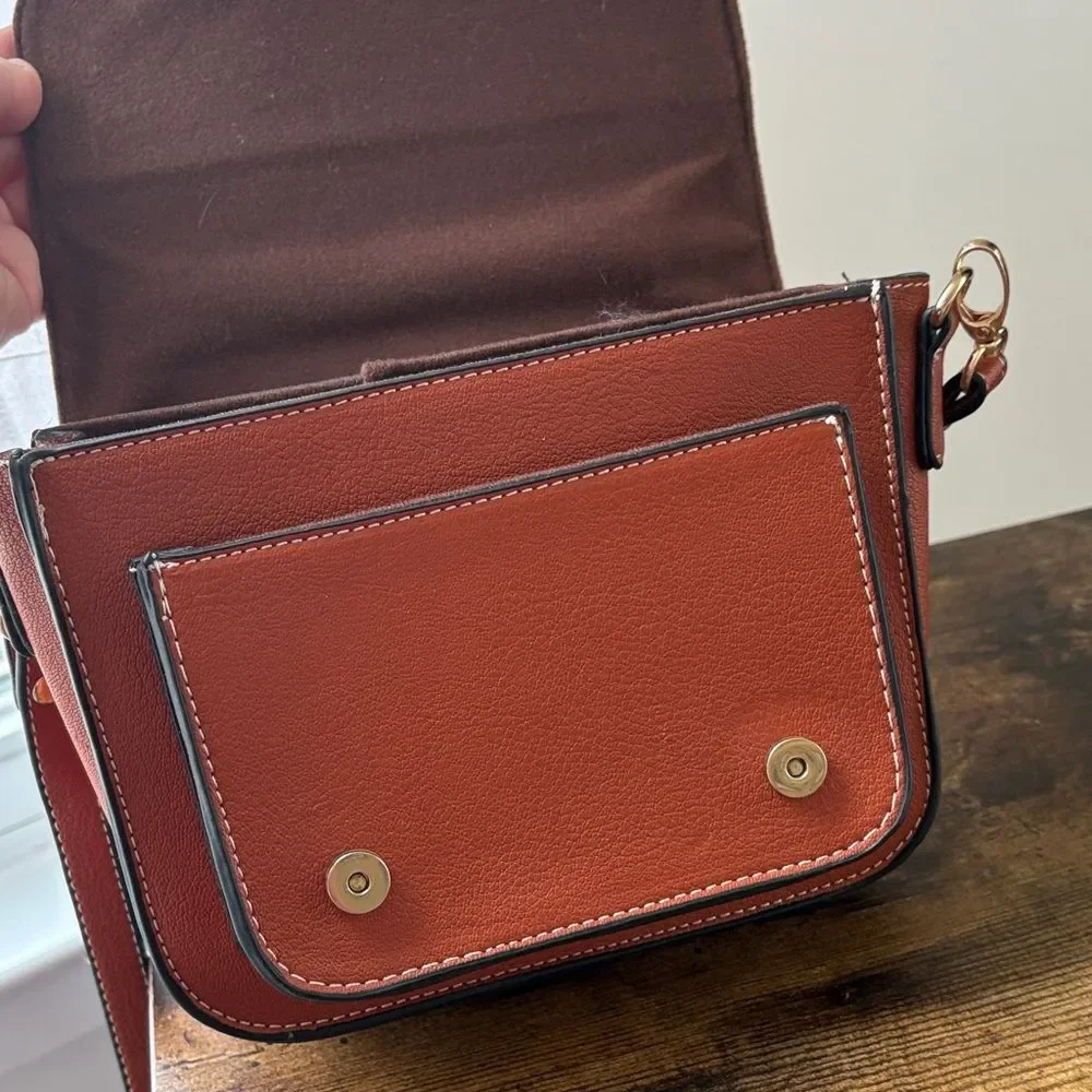 Fujifilm Instax Brown Leather Lalo Novo Crossbody Camera Bag